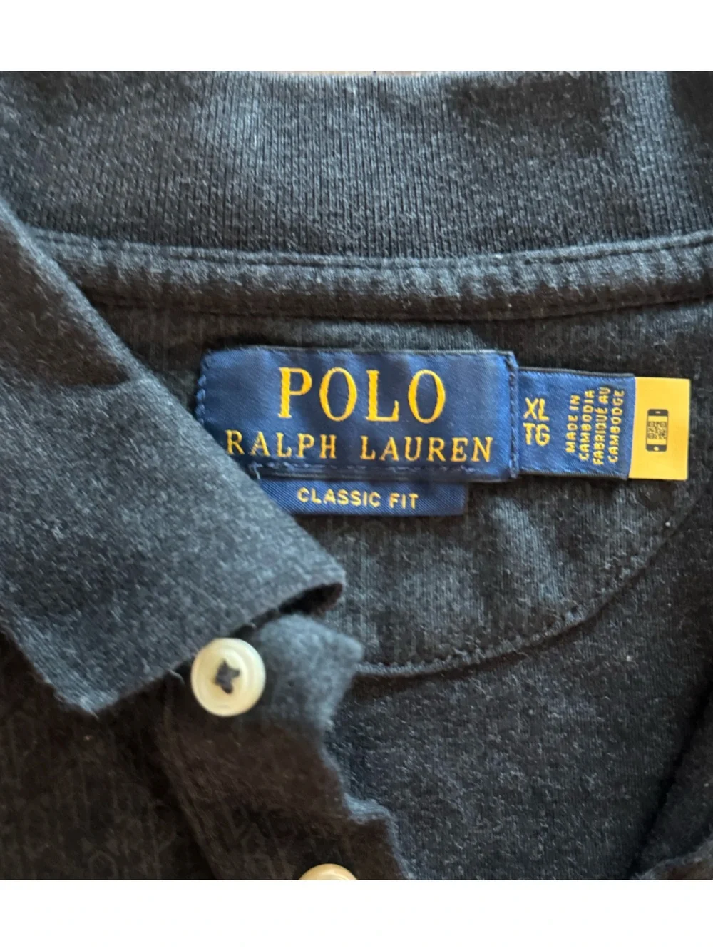 Ralph Lauren Men's Black Polo Shirt with Embroidered Pony
